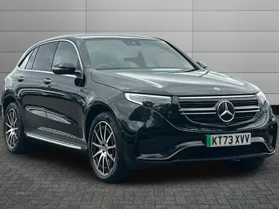 Used Mercedes EQC400 AMG line 300 kW (408 HP) 2023 Obsidian black SUV