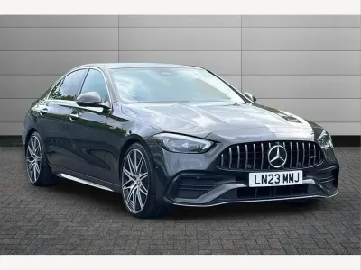 Begagnad Mercedes C43 AMG Premium Plus 401 HK (294 kW) 2023 Grå Sedan