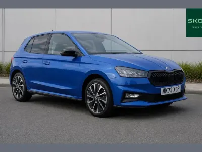 Used Skoda Fabia Monte Carlo 147 HP (108 kW) 2023 Race blue metallic Hatchback