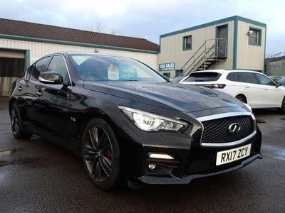Black Used 2017 Infiniti Q50 Sport Tech Sedan | £8,495 (Fair price)