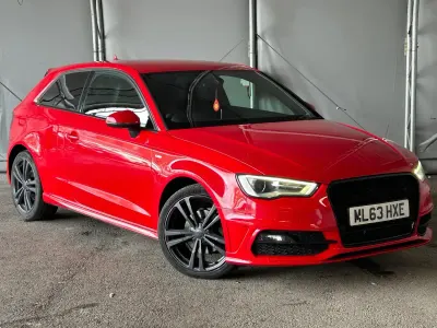 Used Audi A3 S-Line 2013 Red Hatchback