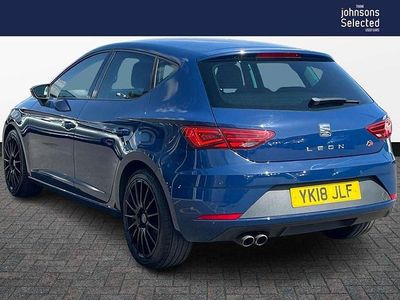 Begagnad Seat Leon FR 125 HK (91 kW) 2018 Blå Halvkombi