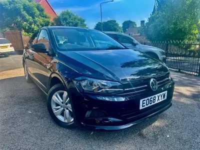Used VW Polo SE 95 HP (69 kW) 2018 Black Hatchback