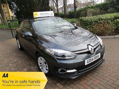 used Renault Mégane Coupé 1.5 dCi Dynamique TomTom Energy 3dr Satnav Bluetooth Alloys FSH