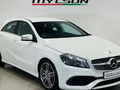 Used Mercedes A200 AMG line 136 HP (100 kW) 2017 White Hatchback