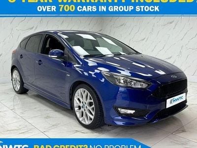 Blue Used 2018 Ford Focus ST-Line Hatchback | £8,295 (Good price)