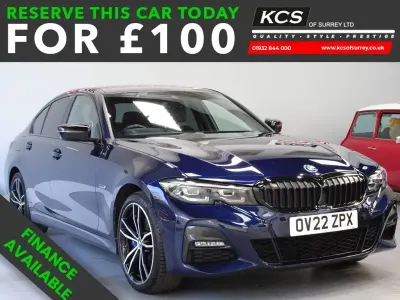 Used BMW 330e M Sport 292 HP (214 kW) 2022 Blue Sedan