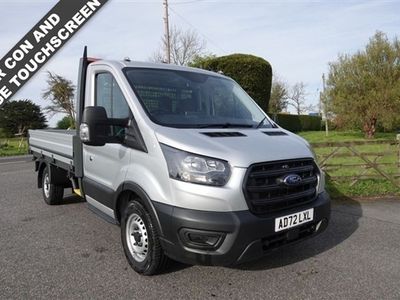 used Ford Transit 350 LEADER PREMIUM FWD L2 10'6 DROPSIDE 2.0 Ecoblue 130ps *AIR CON & TOUCHSCREEN*