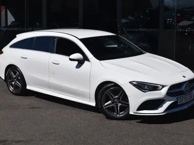 Used Mercedes CLA200 AMG line 2020 White Estate