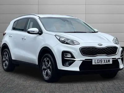 Used Kia Sportage 130 HP (95 kW) 2019 White SUV