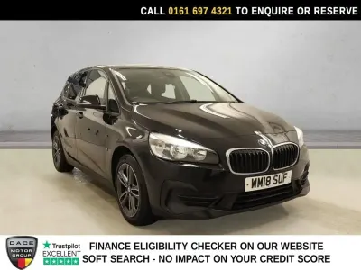 Begagnad BMW 225 Active Tourer Sport Line 2018 Svart Minibuss