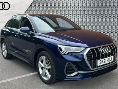 Used Audi Q3 S-Line 150 HP (110 kW) 2021 Blue SUV
