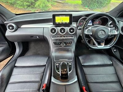Used Mercedes C220 AMG line 2016 Black Coupe