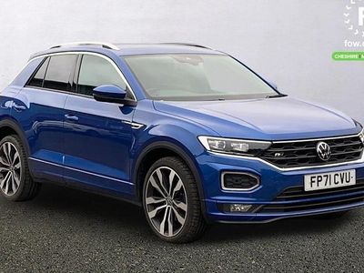 Used VW T-Roc R-line 150 HP (110 kW) 2021 Blue SUV