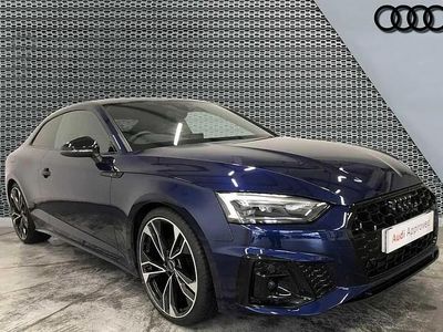 Begagnad Audi A5 Black Edition 147 HK (108 kW) 2023 Blå Sportkupé