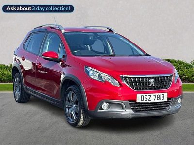 Begagnad Peugeot 2008 Signature Sky 110 HK (80 kW) 2019 Röd SUV