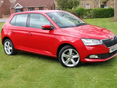 Second-hand Skoda Fabia SE L 95 CP (69 kW) 2019 Roșu Hatchback