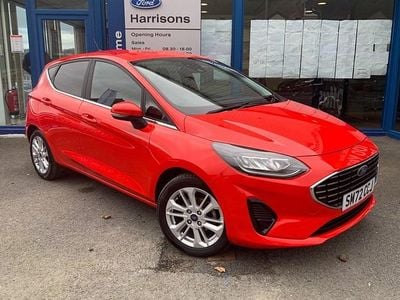 Used Ford Fiesta Titanium 2022 Red Hatchback