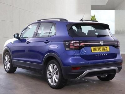 Used VW T-Cross SE 115 HP (84 kW) 2020 Reef blue SUV