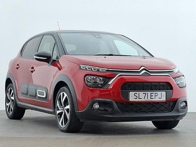 Used Citroën C3 PureTech 83 HP (61 kW) 2021 Red Hatchback