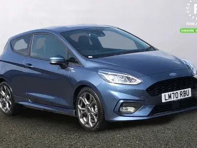 Used Ford Fiesta ST-Line 125 HP (91 kW) 2020 Blue Hatchback
