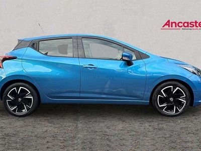 Used Nissan Micra Acenta 91 HP (66 kW) 2021 Blue Hatchback