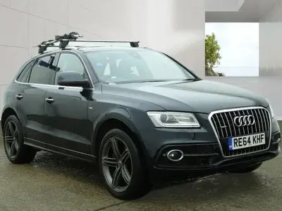 Used Audi Q5 S-line plus 245 HP (180 kW) 2014 Blue SUV