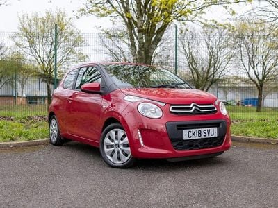 Used Citroën C1 Feel 68 HP (50 kW) 2018 Red Hatchback