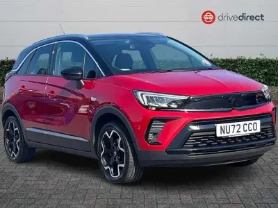 Used Vauxhall Crossland Ultimate 110 HP (80 kW) 2022 Red SUV
