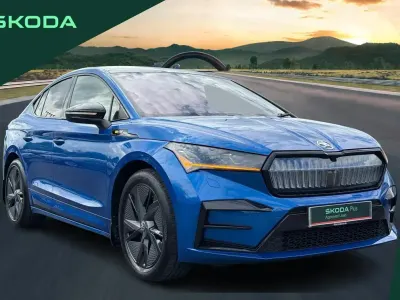 Used Skoda Enyaq iV vRS 219 kW (299 HP) 2023 Blue SUV