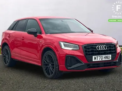 Used Audi Q2 Black Edition 150 HP (110 kW) 2020 Red SUV