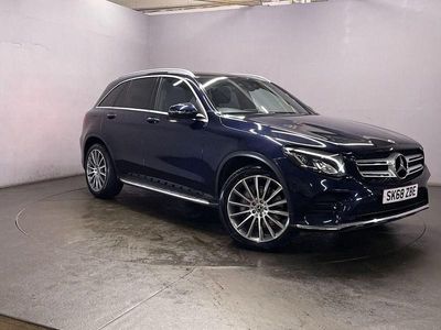 Blue Used 2018 Mercedes GLC250 AMG line SUV | £19,799 (Fair price)
