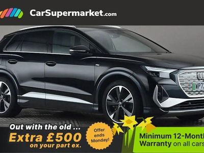 Used Audi Q4 e-tron S-Line 125 kW (170 HP) 2022 Black SUV
