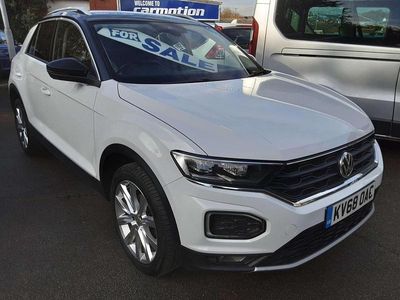 Used VW T-Roc SEL 150 HP (110 kW) 2018 White SUV