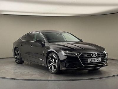 Used Audi A7 Sportback Sport 231 HP (169 kW) 2019 Mythos black metallic/mythos black metallic Hatchback