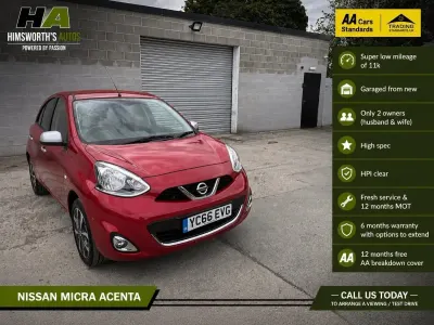 Used Nissan Micra N-TEC 2016 Red Hatchback