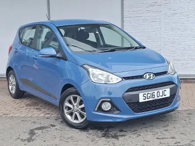 Used Hyundai i10 Premium 87 HP (63 kW) 2016 Blue Hatchback