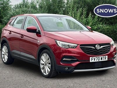 Used Vauxhall Grandland X Elite 130 HP (95 kW) 2020 Dark ruby red SUV