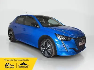 Second-hand Peugeot e-208 GTi 100 kW (136 CP) 2021 Albastru Hatchback