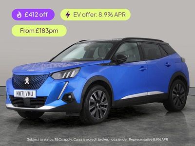 Blue Used 2021 Peugeot e-2008 Premium SUV | £12,508 (Fair price)