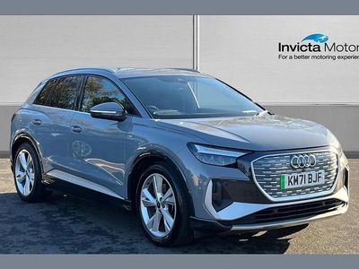 Grey Used 2021 Audi Q4 e-tron S-Line SUV | £19,350 (Good price)