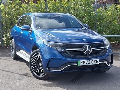 Used Mercedes EQC400 AMG Line Premium 300 kW (408 HP) 2023 Blue SUV