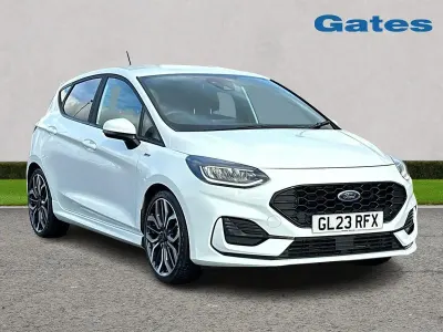 Second-hand Ford Fiesta ST-Line X 125 CP (91 kW) 2023 Alb Hatchback