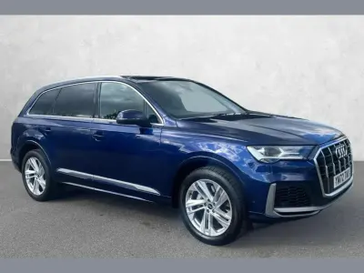 Usado Audi Q7 S-Line 340 HP (250 kW) 2023 Azul SUV