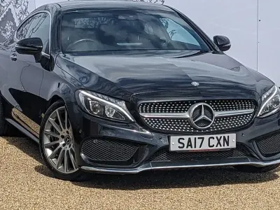 Używany Mercedes C220 AMG Line Premium Plus 170 KM (125 kW) 2017 Czarny Coupe