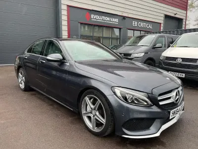Used Mercedes C300 AMG line 2015 Grey Sedan