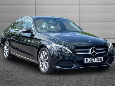 Used Mercedes C220 170 HP (125 kW) 2017 Black Sedan