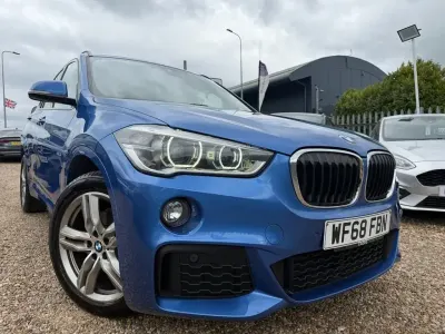 Used BMW X1 M Sport 150 HP (110 kW) 2018 Blue SUV