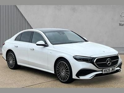 White Used 2025 Mercedes E300 AMG Line Premium Plus Sedan | £59,980 (Expensive)