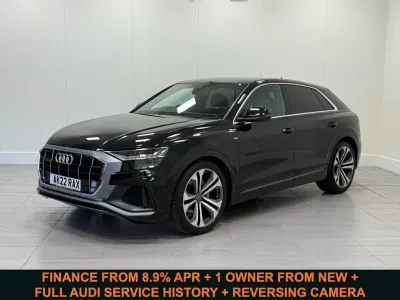 Used Audi Q8 S-Line 340 HP (250 kW) 2022 Black SUV